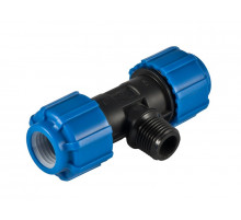 Тройник Политэк 51253425 НР для ПНД труб 25x3/4"x25 (Politek)