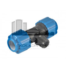 Тройник Политэк 51253425 НР для ПНД труб 25x3/4"x25 (Politek)