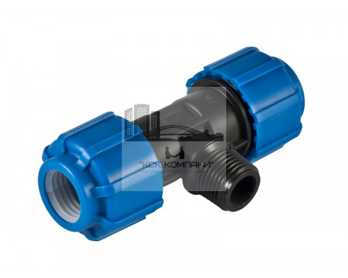 Тройник Политэк 51320132 НР для ПНД труб 32x1x32 (Politek)