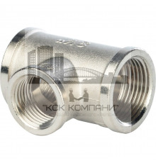 Тройник переxодной внутренняя / внутренняя 3/4"x1/2"x3/4", никелированный