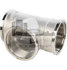 Тройник равнопроходной внутренняя / внутренняя 1 1/2", никелированный