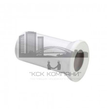 Труба фановая прямая отвод 110/250 мм (Виега)