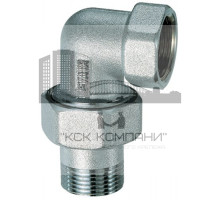 Угловой 3-х разъемный фитинг  1/2" НР-ВР FC 5200 12