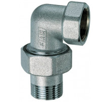 Угловой 3-х разъемный фитинг  1/2" НР-ВР FC 5200 12