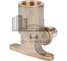 Угольник настенный 0032-001612 (водорозетка) с длинным нарезным патрубком 16-Rp 1/2" 