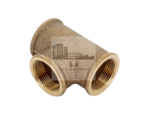 Тройник 264284 равнопроходной ВР 1 1/4, бронза (Виега)