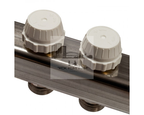 Коллектор из нержавеющей стали с расходомерами на 7 контуров SMS 0917 000007