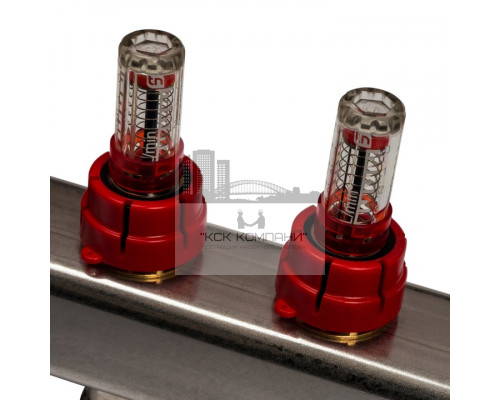 Коллектор из нержавеющей стали с расходомерами на 11 контуров SMS 0917 000011