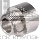 Переходник ВН 1/2x3/8, никелированный