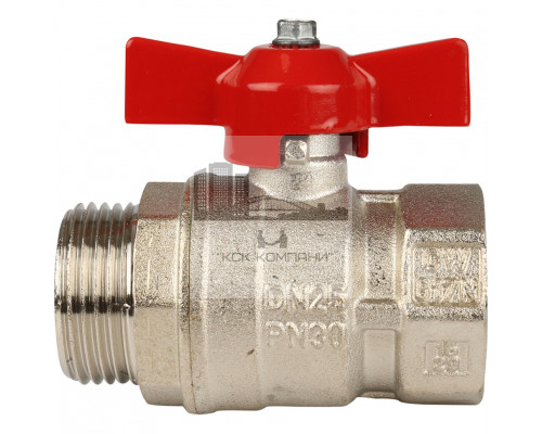 Кран шаровой ВН 1 бабочка