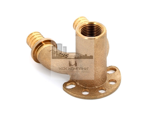 Угольник настенный  14562711001 (водорозетка) со сквозным проходом 20-Rp 1/2-20 RX+