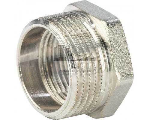 Футорка внутренняя / наружная 1x3/4, никелированная