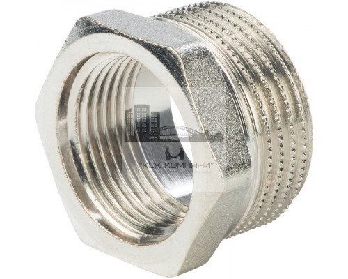 Футорка внутренняя / наружная 1x3/4, никелированная