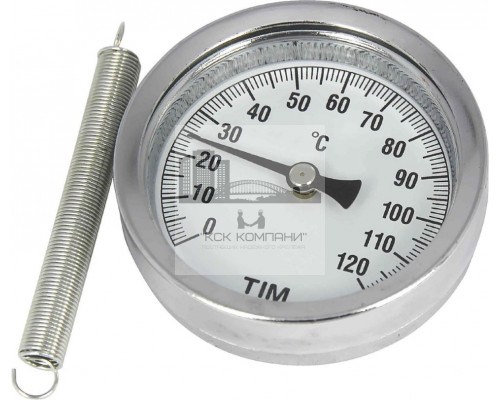 Термометр накладной с пружиной Y-63A-120