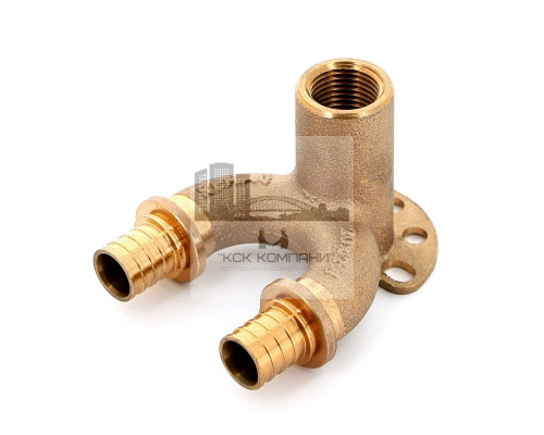 Угольник настенный  14562711001 (водорозетка) со сквозным проходом 20-Rp 1/2-20 RX+