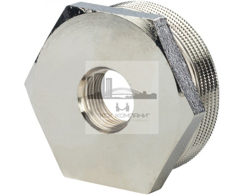 Футорка внутренняя / наружная 1 1/2x1/2, никелированная