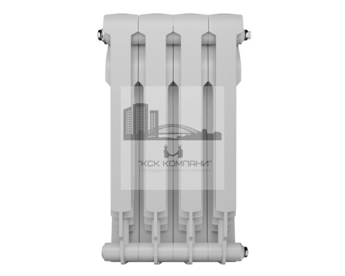 Радиатор биметаллический Biliner 500 x4 Bianco Traffico, боковое подключение