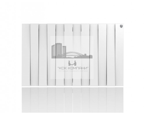 Радиатор биметаллический Pianoforte 500 x12 Bianco Traffico, боковое подключение