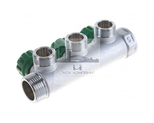 Коллектор  FK 3822 3412TP  регулирующий проходной ВР-НР 3/4х1/2 с 3 отводами