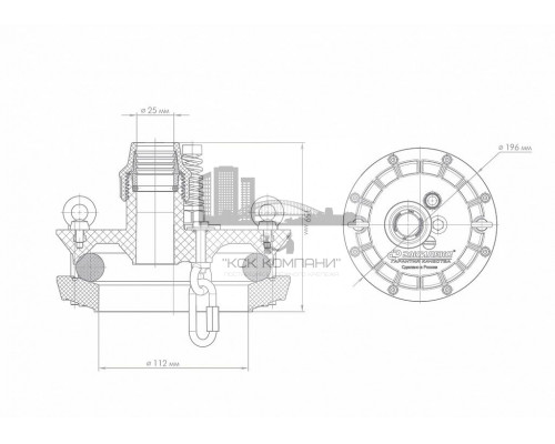 Оголовок скважинный ОСП 90-110/25 (Jeelex)