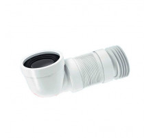 Гофра для унитаза под углом 90°, 240-560мм WC-F11R 