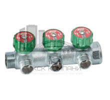 Коллектор  FK 3822 3412TP  регулирующий проходной ВР-НР 3/4"х1/2" с 3 отводами