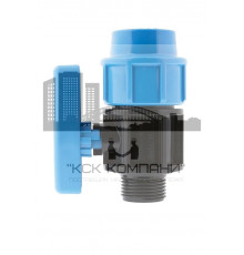 Кран шаровой 32 мм x 1" П (Jeelex)