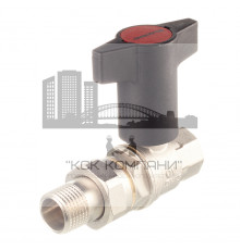 Кран шаровый 3/4" НГ с американкой маховик пластмассовый 1075706 