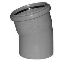 Отвод 50 на 30 градусов для канализации, Политэк