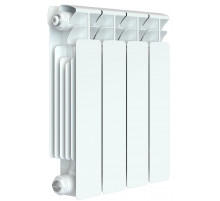 Радиатор биметаллический Base 350 x4, боковое подключение 