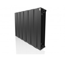 Радиатор биметаллический Pianoforte 500 x12 Noir Sable, боковое подключение