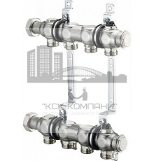 Распределительная гребенка из нержавеющей стали на 4 контура 1407154 