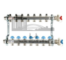 Распределительный коллектор  HKV на 7 контуров нержавеющая сталь 12180711001 