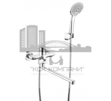Смеситель для ванны (душевой набор) GZ21041 SUSANNE, c длинным гусаком