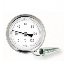 Термометр накладной с пружиной Y-63A-120