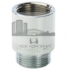 Удлинитель внутренняя / наружная 3/4"x30 мм, хромированный