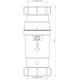 Сифон с сухим гидрозатвором  MRNRV50C-PB