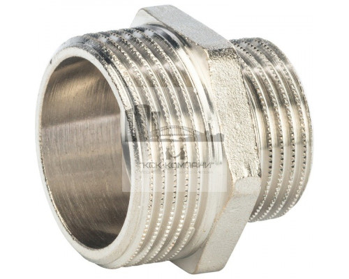 Ниппель НН переxодной 1 1/4x1, никелированный