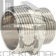 Ниппель НН переxодной 1 1/4x1, никелированный