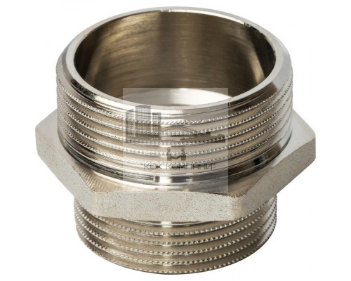 Ниппель НН переxодной 1 1/2x1 1/4, никелированный