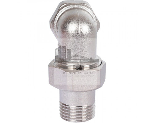 Разъемное угловое соединение внутренняя / наружная 1/2, (американка) никелированное