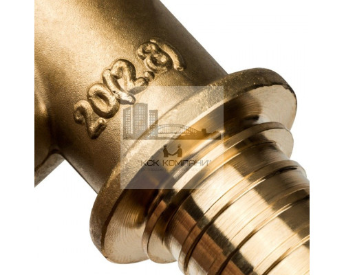 Угольник настенный 0009-002034 (водорозетка) с креплением 20xRp 3/4