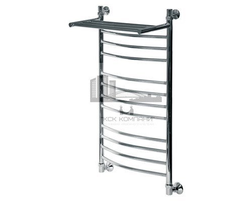 Водяной полотенцесушитель Arc ЛД (г2) ВП 1000x400 12 с полкой