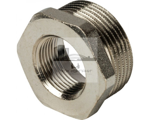 Футорка внутренняя / наружная 1 1/4x3/4, никелированная