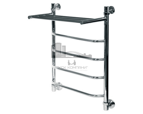 Водяной полотенцесушитель Trapezium ЛТ ВП 600x600 5 с полкой