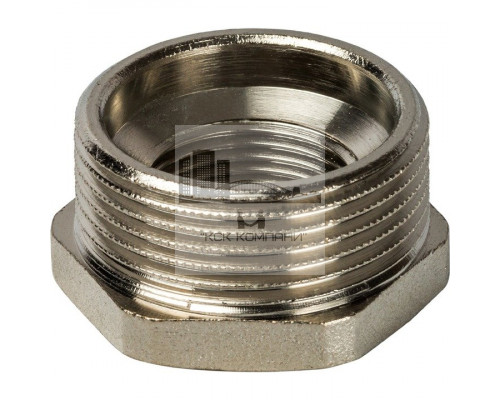 Футорка внутренняя / наружная 1 1/4x3/4, никелированная