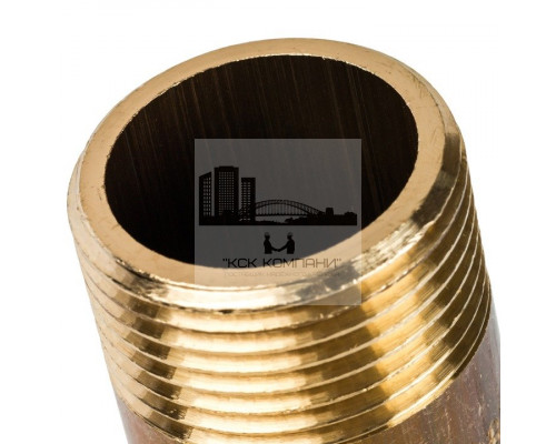 Сгон латунный резьбовой 1/2x100 мм