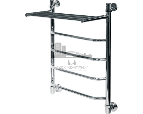 Водяной полотенцесушитель Trapezium ЛТ ВП 600x500 5 с полкой