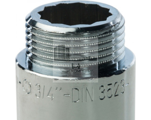 Удлинитель внутренняя / наружная 3/4x50 мм, хромированный