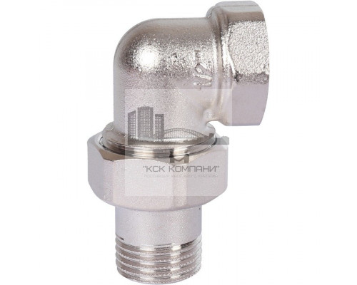 Разъемное угловое соединение внутренняя / наружная 1/2, (американка) никелированное